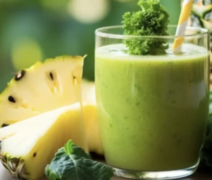 kele-and-pineapple-smoothie-best-recipe